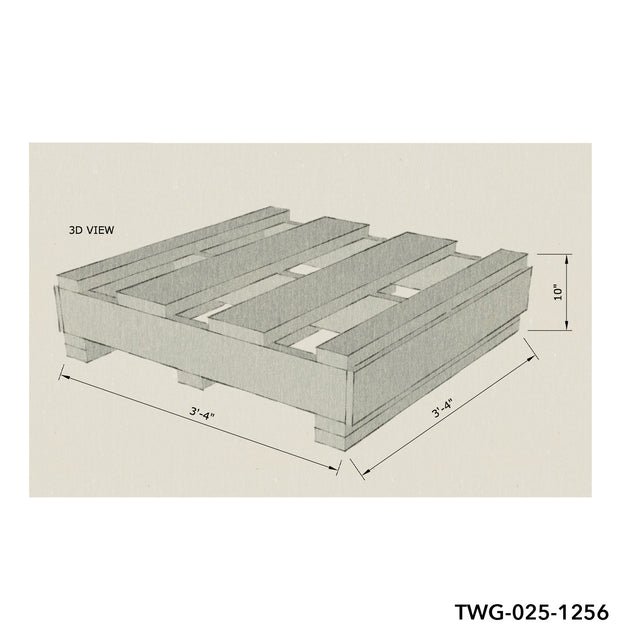 TWG Box 40 x 40 6” Gap, tulsapacking.com