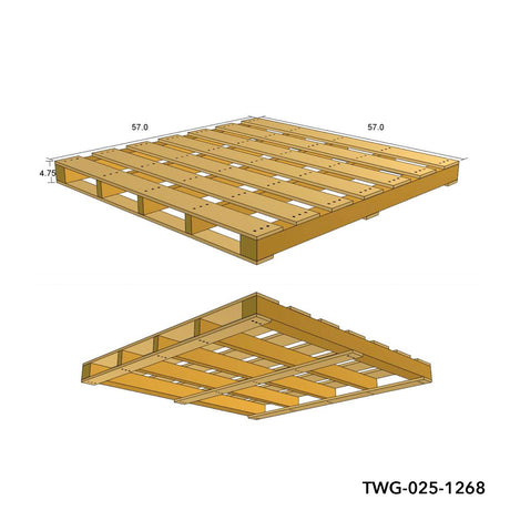 Pallet 57 x 57 #TWG-025-1268, tulsapacking.com