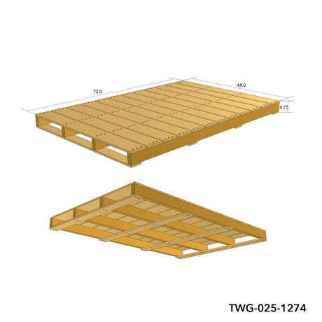 Pallet 72 x 48 #TWG-025-1274, tulsapacking.com