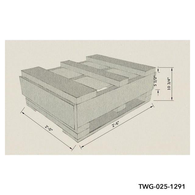 Box 30½ x 24 8” Gap #TWG-025-1291, tulsapacking.com