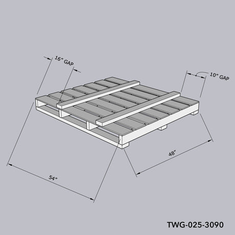 Pallet 48 x 54 #TWG-025-3090, tulsapacking.com